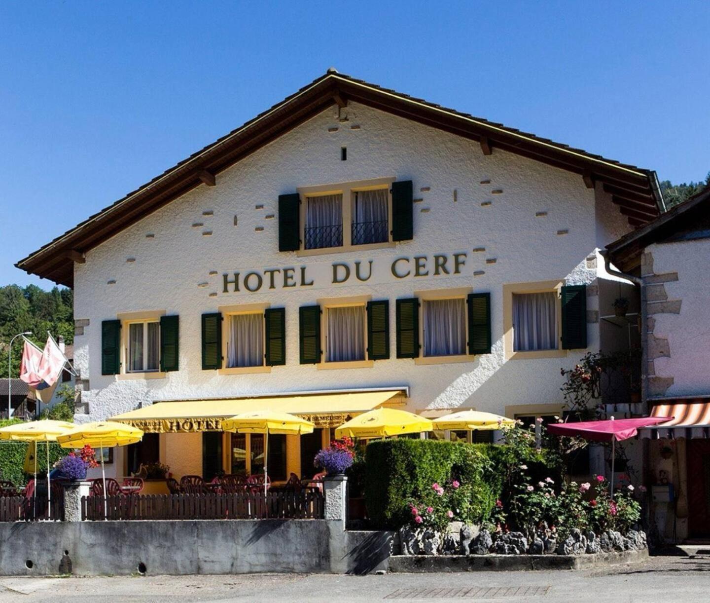 Hotel Du Cerf Soubey Extérieur photo